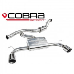 FD23 Cobra Sport Ford Focus ST 225 (Mk2) 2005-11 Cat Back System (Resonated), Cobra Sport, FD23